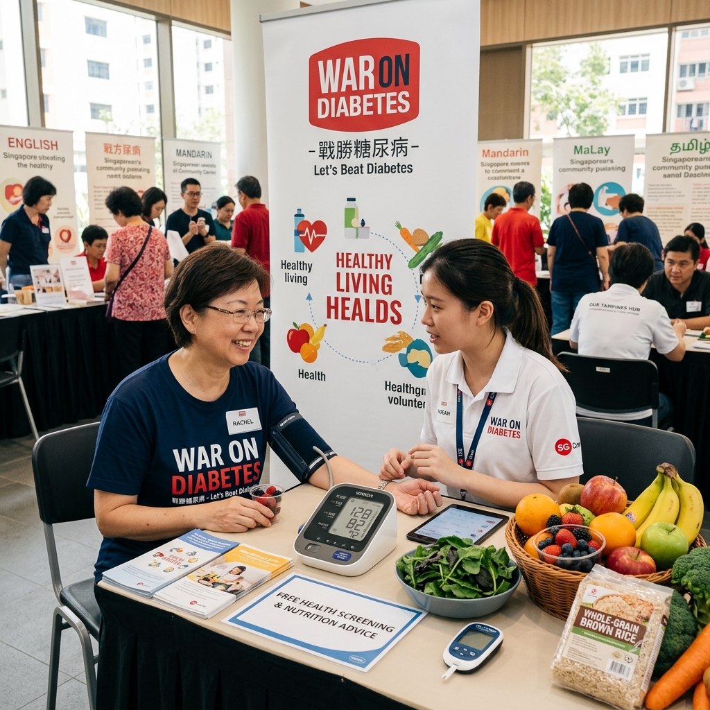 Singapore city healthy lifestyle government program